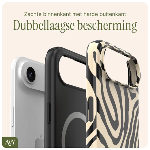 AVY Apple iPhone Air Hoesje MagSafe Back Cover Serengeti Zebra afbeelding 6