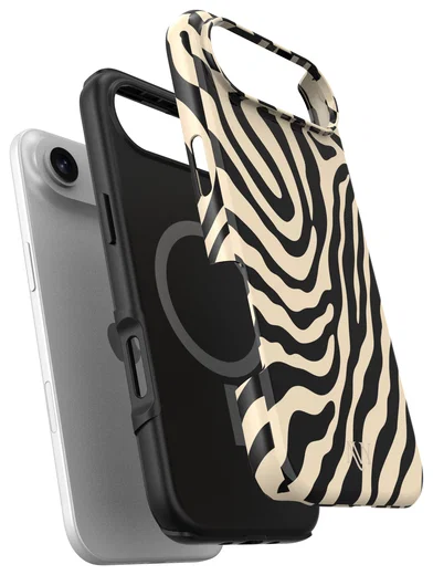 AVY Apple iPhone Air Hoesje MagSafe Back Cover Serengeti Zebra afbeelding 15