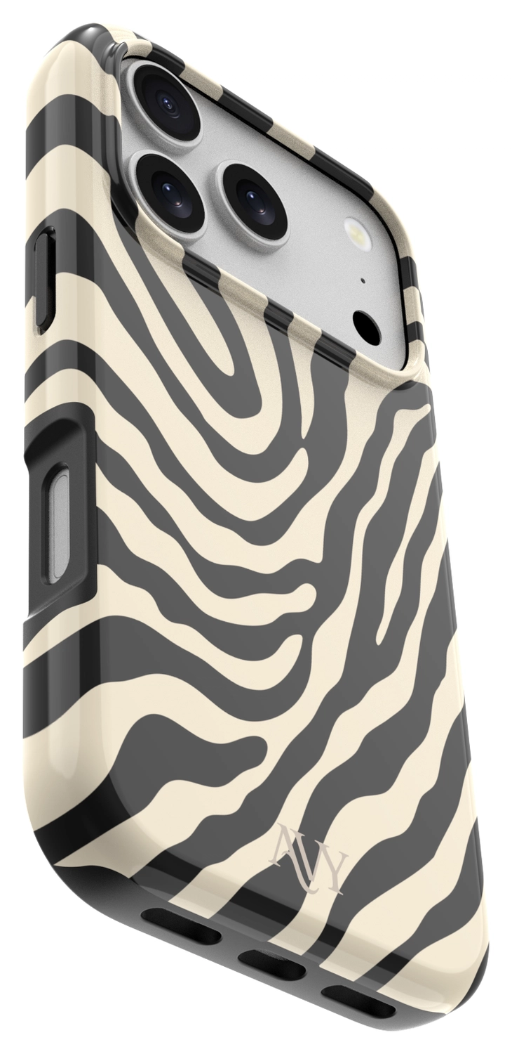 AVY Apple iPhone 17 Pro Max Hoesje MagSafe Back Cover Serengeti Zebra afbeelding 13