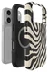 AVY Apple iPhone 17 Pro Max Hoesje MagSafe Back Cover Serengeti Zebra afbeelding 14