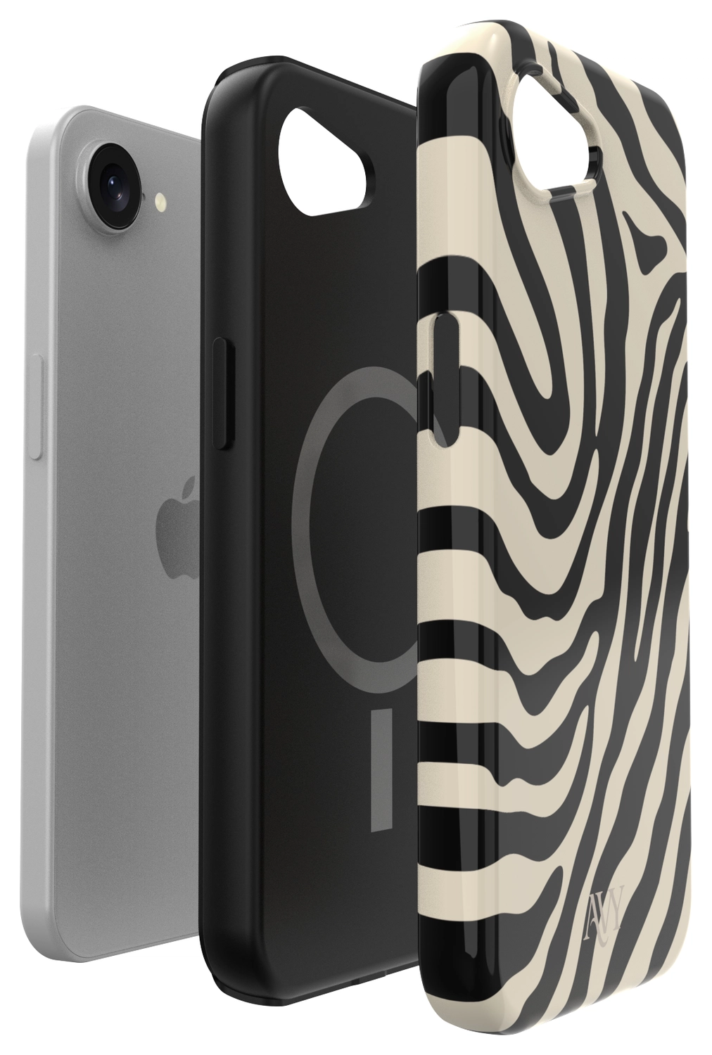AVY Apple iPhone 17e / 16e Hoesje MagSafe Back Cover Serengeti Zebra afbeelding 16