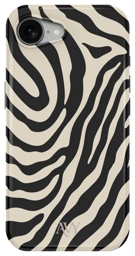 AVY Apple iPhone 17e / 16e Hoesje MagSafe Back Cover Serengeti Zebra afbeelding 1