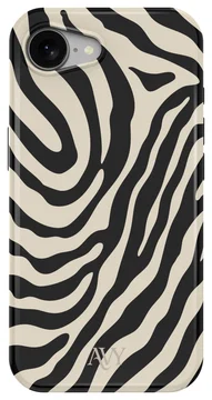 AVY Apple iPhone 17e / 16e Hoesje MagSafe Back Cover Serengeti Zebra