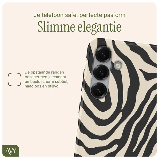 AVY Samsung Galaxy S25 Plus Hoesje MagSafe Back Cover Serengeti Zebra afbeelding 9