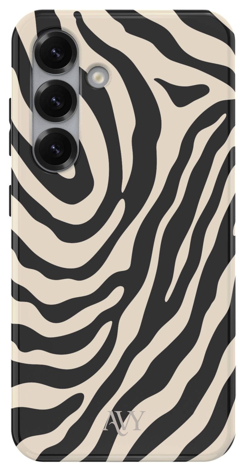 AVY Samsung Galaxy S25 Plus Hoesje MagSafe Back Cover Serengeti Zebra afbeelding 1