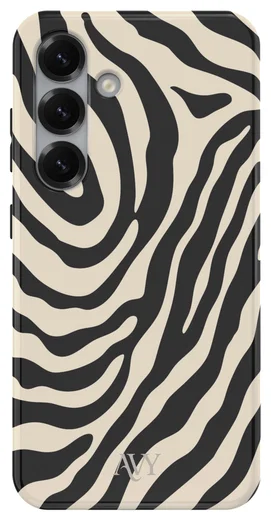 AVY Samsung Galaxy S25 Plus Hoesje MagSafe Back Cover Serengeti Zebra afbeelding 1