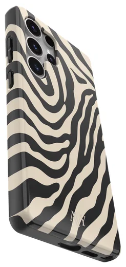 AVY Samsung Galaxy S25 Ultra Hoesje MagSafe Back Cover Serengeti Zebra afbeelding 14