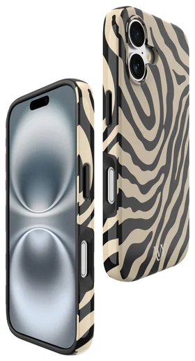 AVY Apple iPhone 16 Hoesje MagSafe Back Cover Serengeti Zebra afbeelding 14