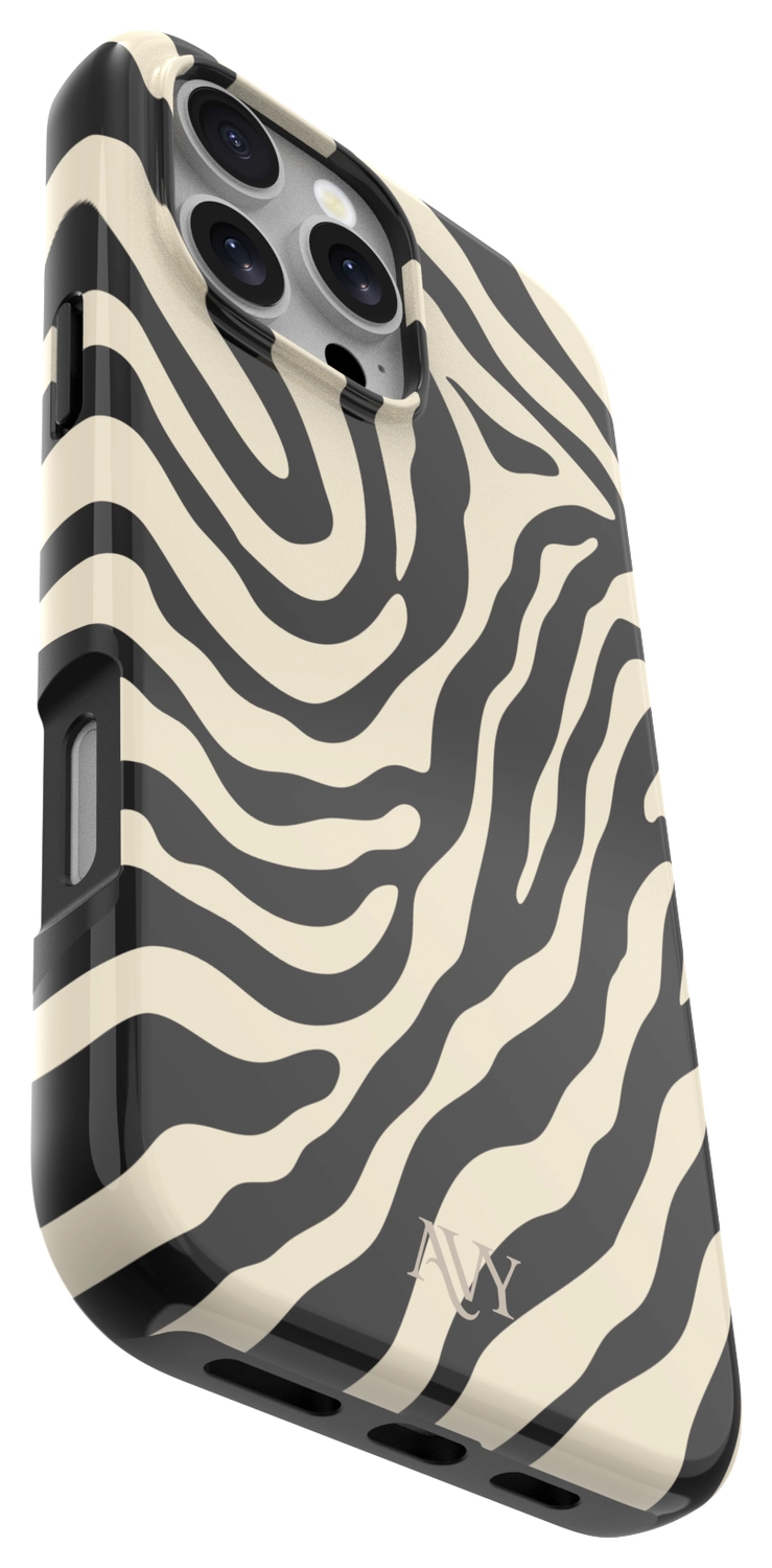 AVY Apple iPhone 16 Pro Max Hoesje MagSafe Back Cover Serengeti Zebra afbeelding 16
