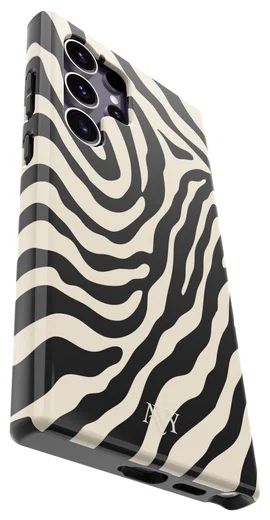 AVY Samsung Galaxy S24 Ultra Hoesje MagSafe Back Cover Serengeti Zebra afbeelding 15
