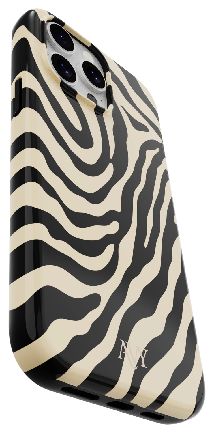 AVY Apple iPhone 15 Pro Hoesje MagSafe Back Cover Serengeti Zebra afbeelding 17