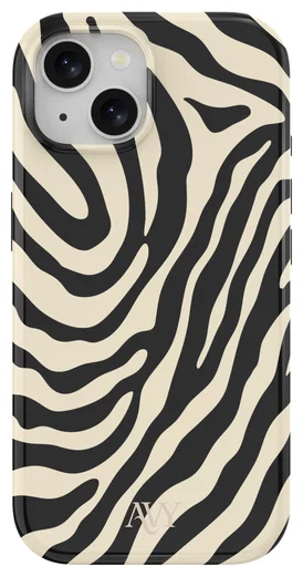 AVY Apple iPhone 14 / 13 Hoesje MagSafe Back Cover Serengeti Zebra afbeelding 1