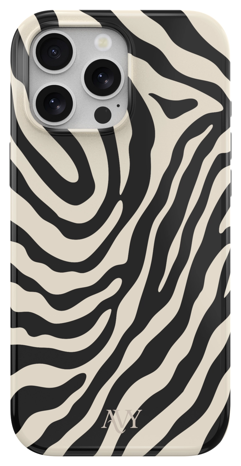 AVY Apple iPhone 14 Pro Max Hoesje MagSafe Back Cover Serengeti Zebra afbeelding 1