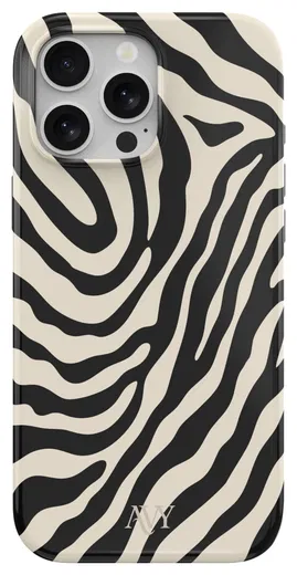AVY Apple iPhone 13 Pro Hoesje MagSafe Back Cover Serengeti Zebra afbeelding 1