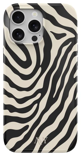 AVY Apple iPhone 12 Pro Max Hoesje MagSafe Back Cover Serengeti Zebra afbeelding 1