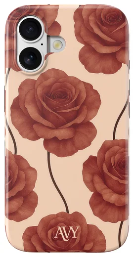 AVY Apple iPhone 17 Hoesje MagSafe Back Cover Botanique Roses afbeelding 1