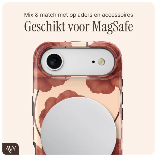 AVY Apple iPhone Air Hoesje MagSafe Back Cover Botanique Roses afbeelding 8