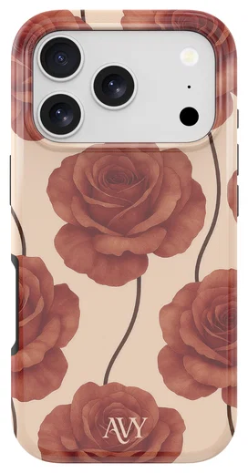 AVY Apple iPhone 17 Pro Max Hoesje MagSafe Back Cover Botanique Roses afbeelding 1