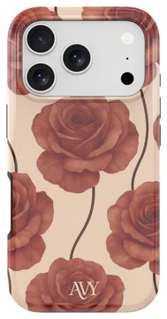 AVY Apple iPhone 17 Pro Max Hoesje MagSafe Back Cover Botanique Roses