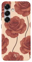 AVY Samsung Galaxy S25 Hoesje MagSafe Back Cover Botanique Roses afbeelding
