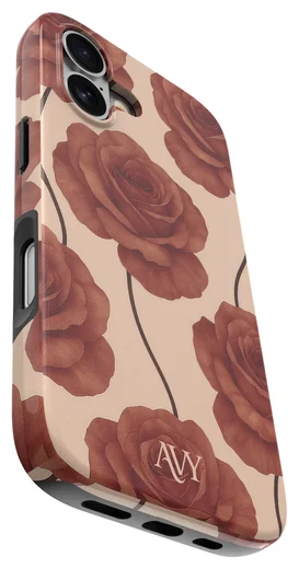 AVY Apple iPhone 16 Hoesje MagSafe Back Cover Botanique Roses afbeelding 13