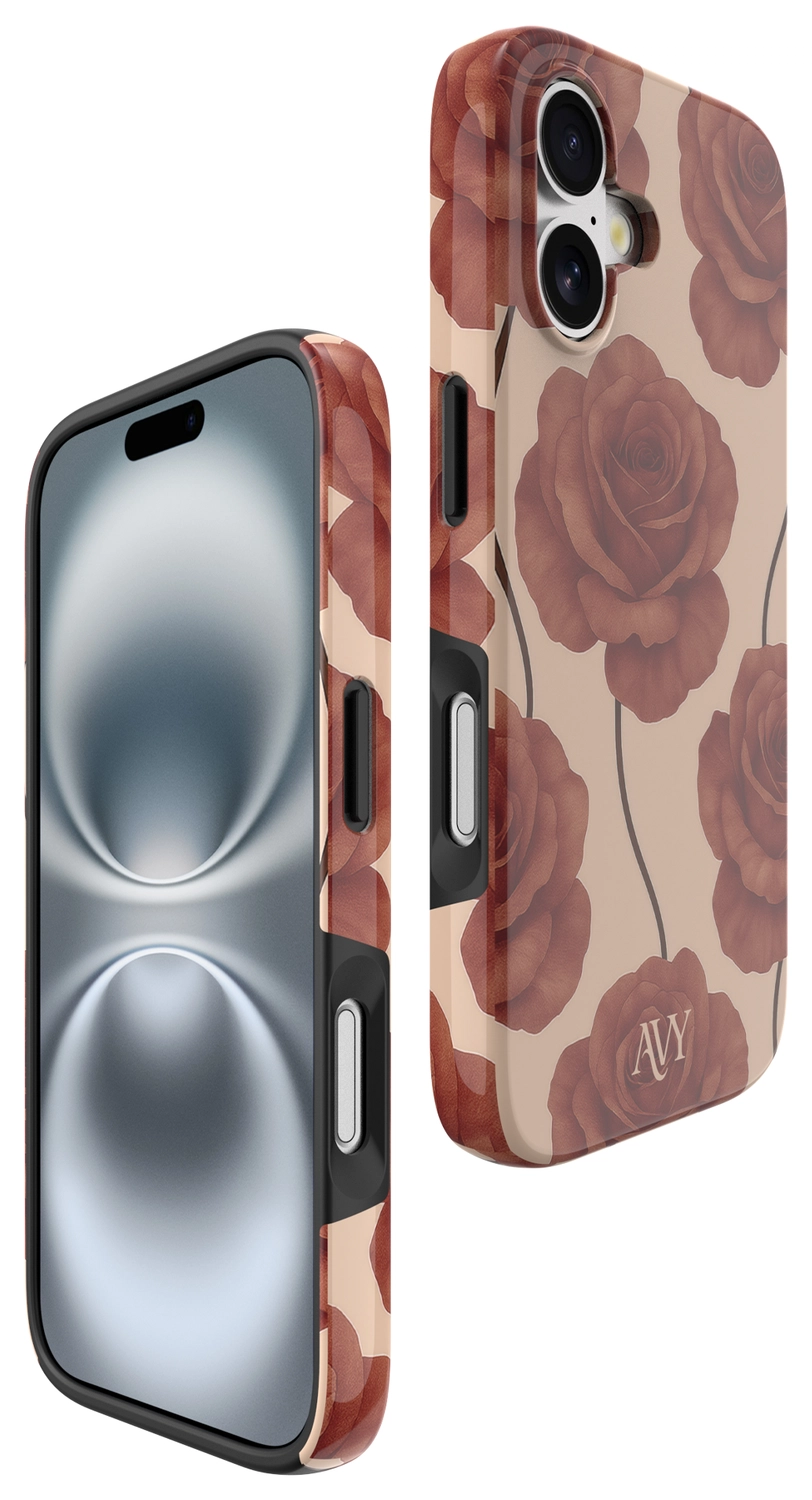 AVY Apple iPhone 16 Hoesje MagSafe Back Cover Botanique Roses afbeelding 14