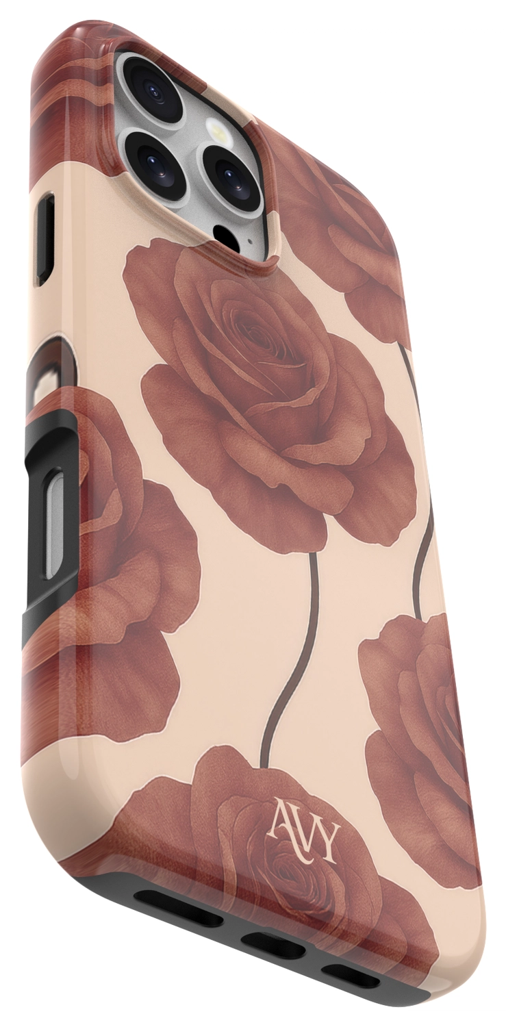 AVY Apple iPhone 16 Pro Hoesje MagSafe Back Cover Botanique Roses afbeelding 15