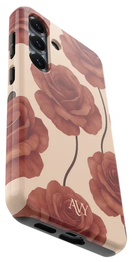 AVY Samsung Galaxy S24 Plus Hoesje MagSafe Back Cover Botanique Roses afbeelding 14