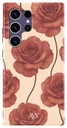 AVY Samsung Galaxy S24 Ultra Hoesje MagSafe Back Cover Botanique Roses
