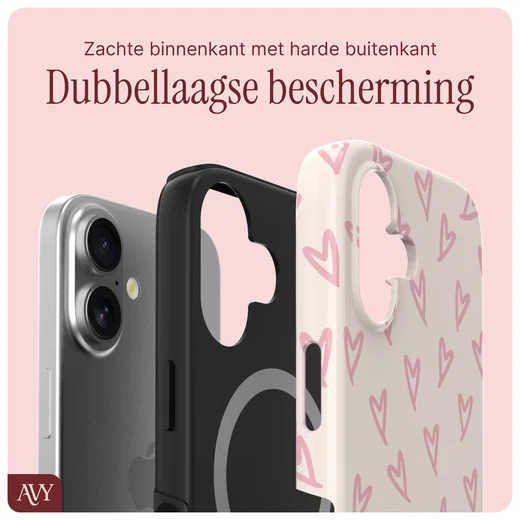 AVY Apple iPhone 17 Hoesje MagSafe Back Cover Cupid Blush afbeelding 7