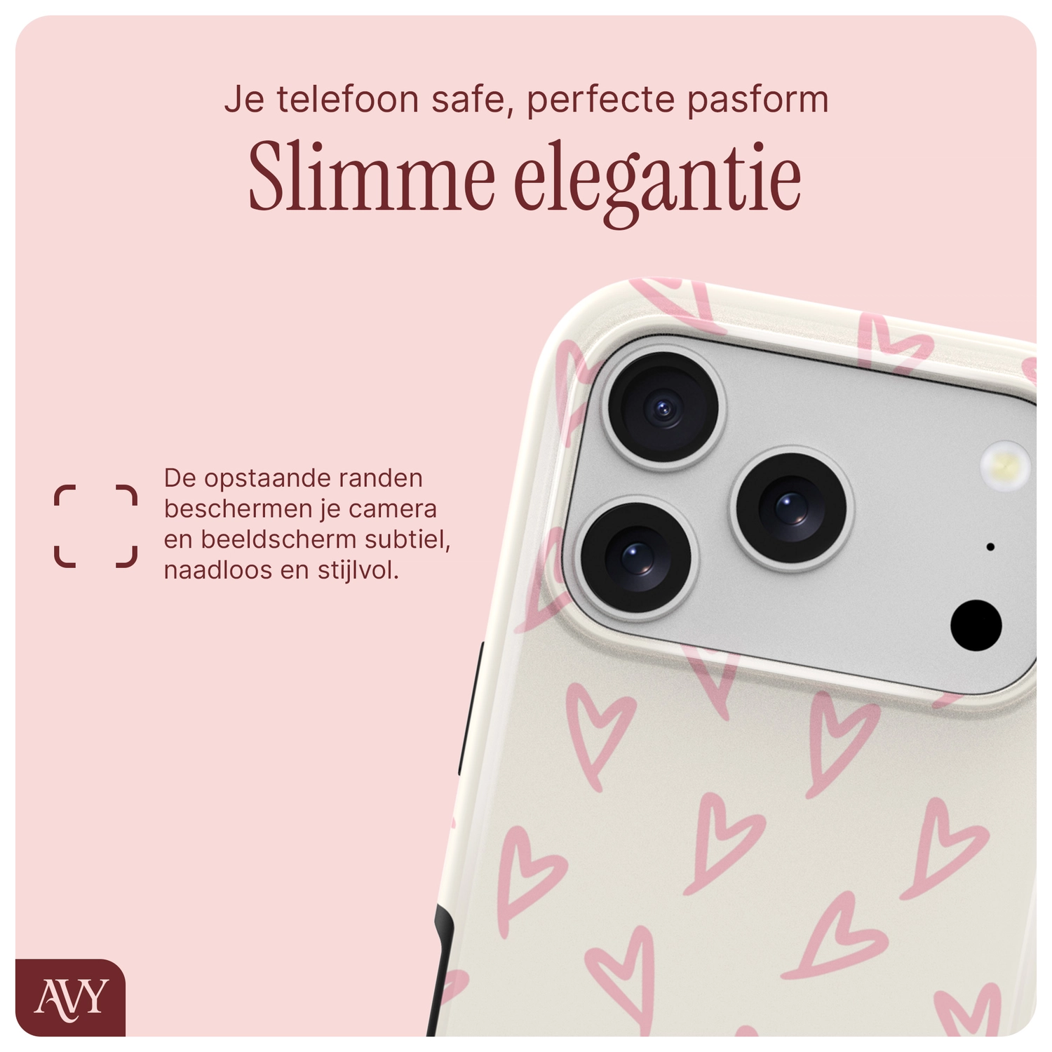 AVY Apple iPhone 17 Pro Hoesje MagSafe Back Cover Cupid Blush afbeelding 11