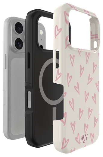 AVY Apple iPhone 17 Pro Max Hoesje MagSafe Back Cover Cupid Blush afbeelding 14