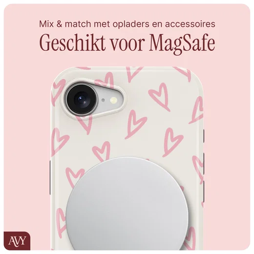 AVY Apple iPhone 17e / 16e Hoesje MagSafe Back Cover Cupid Blush afbeelding 8