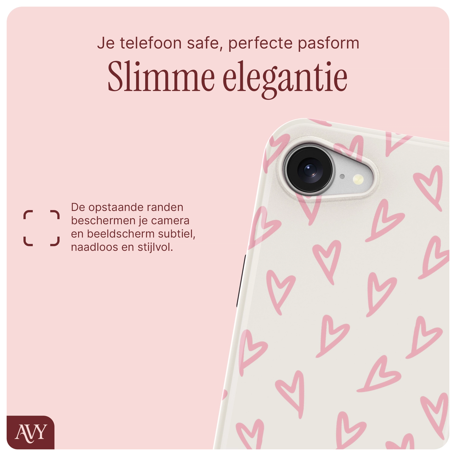 AVY Apple iPhone 17e / 16e Hoesje MagSafe Back Cover Cupid Blush afbeelding 9