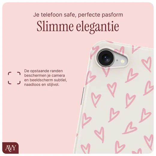 AVY Apple iPhone 17e / 16e Hoesje MagSafe Back Cover Cupid Blush afbeelding 9