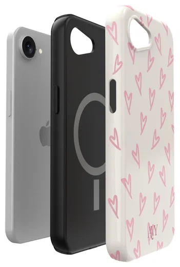 AVY Apple iPhone 17e / 16e Hoesje MagSafe Back Cover Cupid Blush afbeelding 17