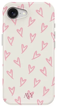 AVY Apple iPhone 17e / 16e Hoesje MagSafe Back Cover Cupid Blush
