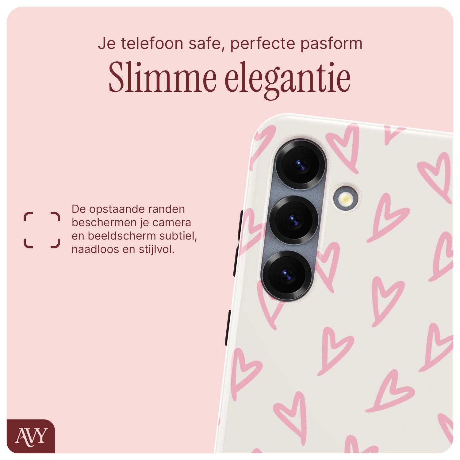 AVY Samsung Galaxy S25 Hoesje MagSafe Back Cover Cupid Blush afbeelding 9