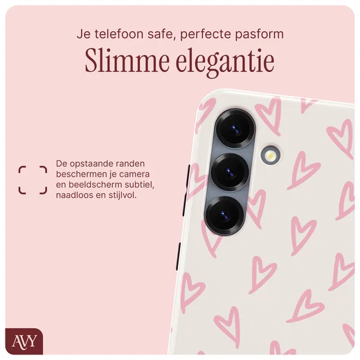 AVY Samsung Galaxy S25 Hoesje MagSafe Back Cover Cupid Blush afbeelding 9