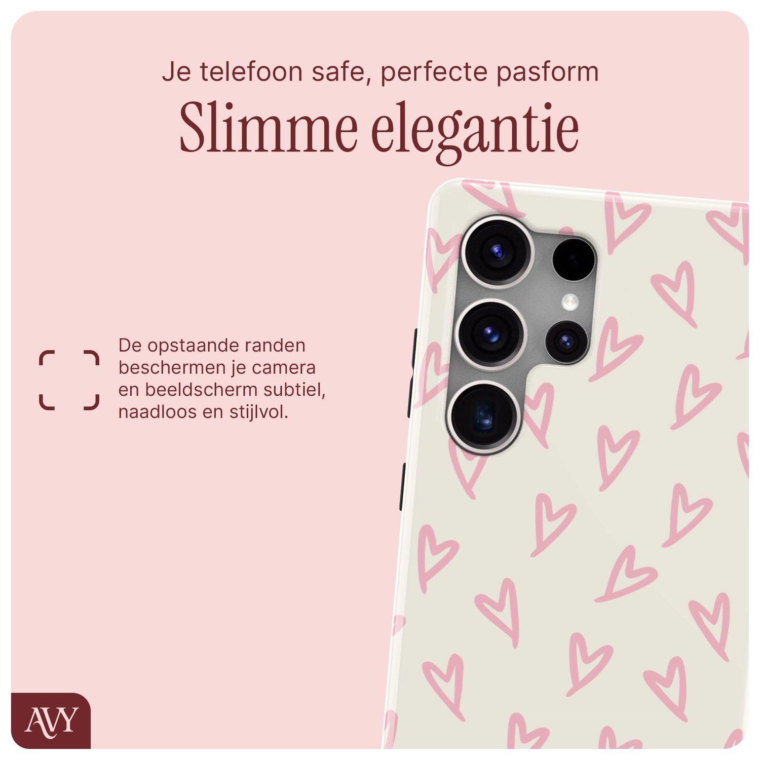 AVY Samsung Galaxy S25 Ultra Hoesje MagSafe Back Cover Cupid Blush afbeelding 9