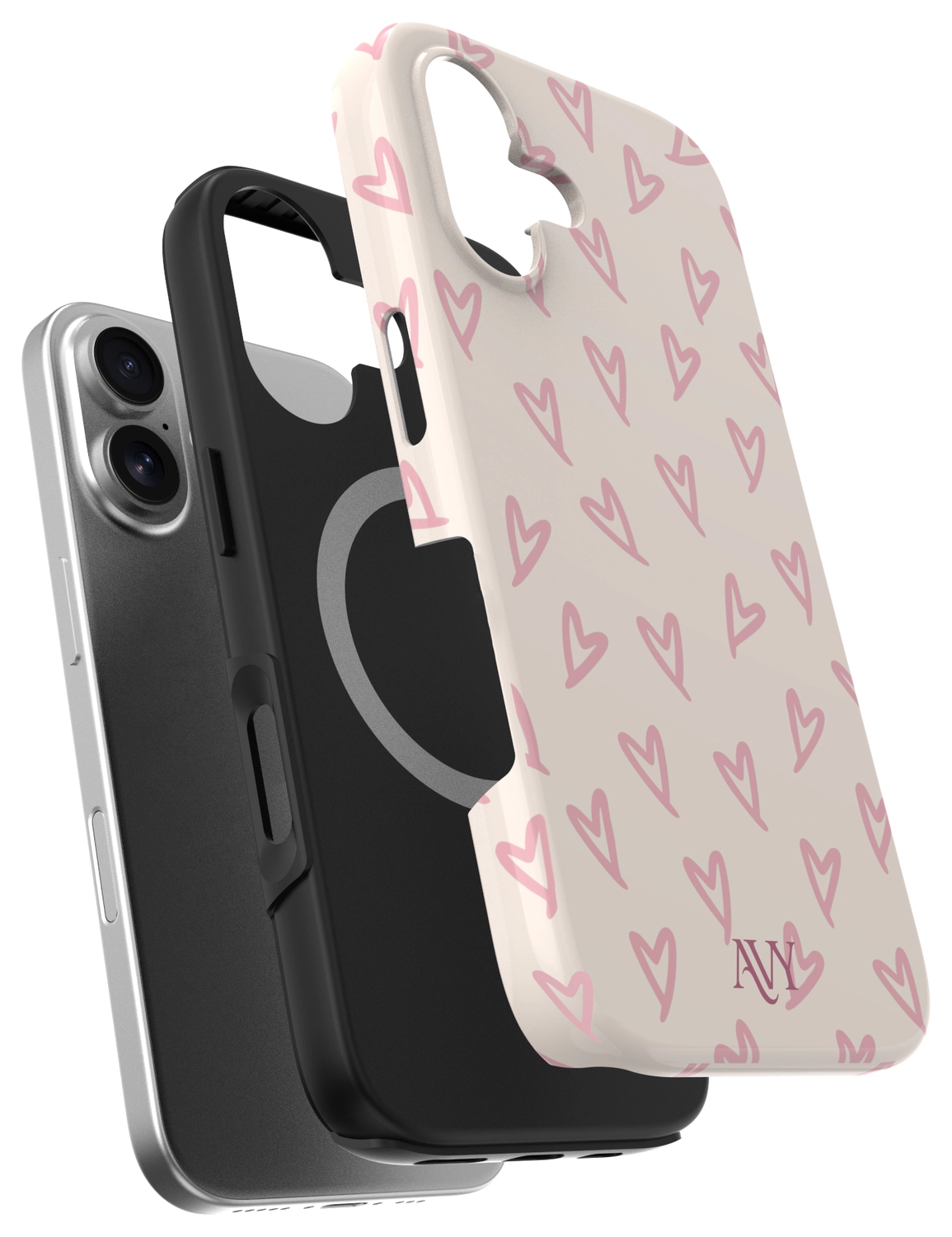 AVY Apple iPhone 16 Hoesje MagSafe Back Cover Cupid Blush afbeelding 16
