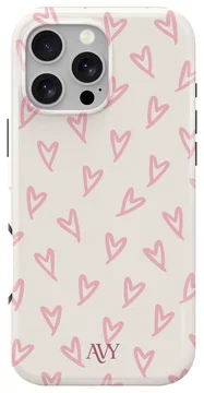 AVY Apple iPhone 16 Pro Max Hoesje MagSafe Back Cover Cupid Blush
