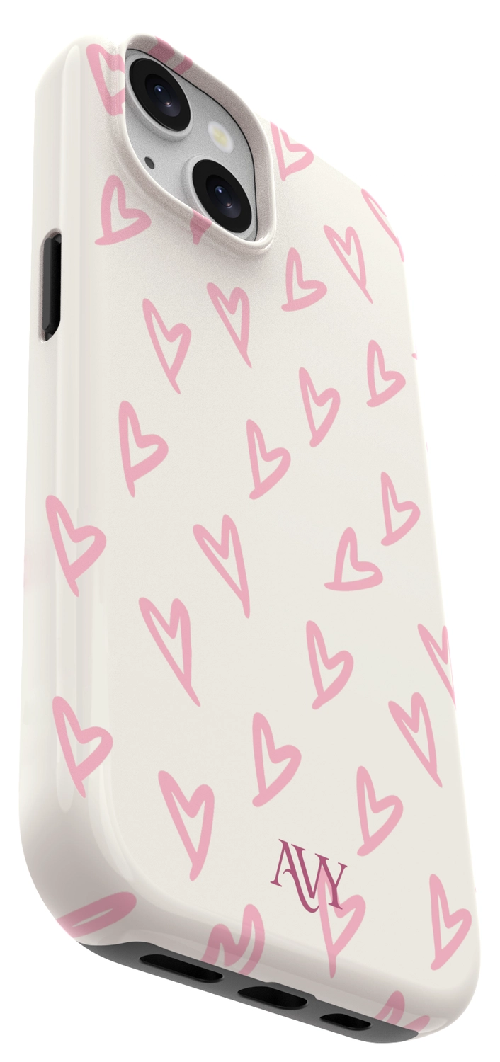AVY Apple iPhone 14 / 13 Hoesje MagSafe Back Cover Cupid Blush afbeelding 16