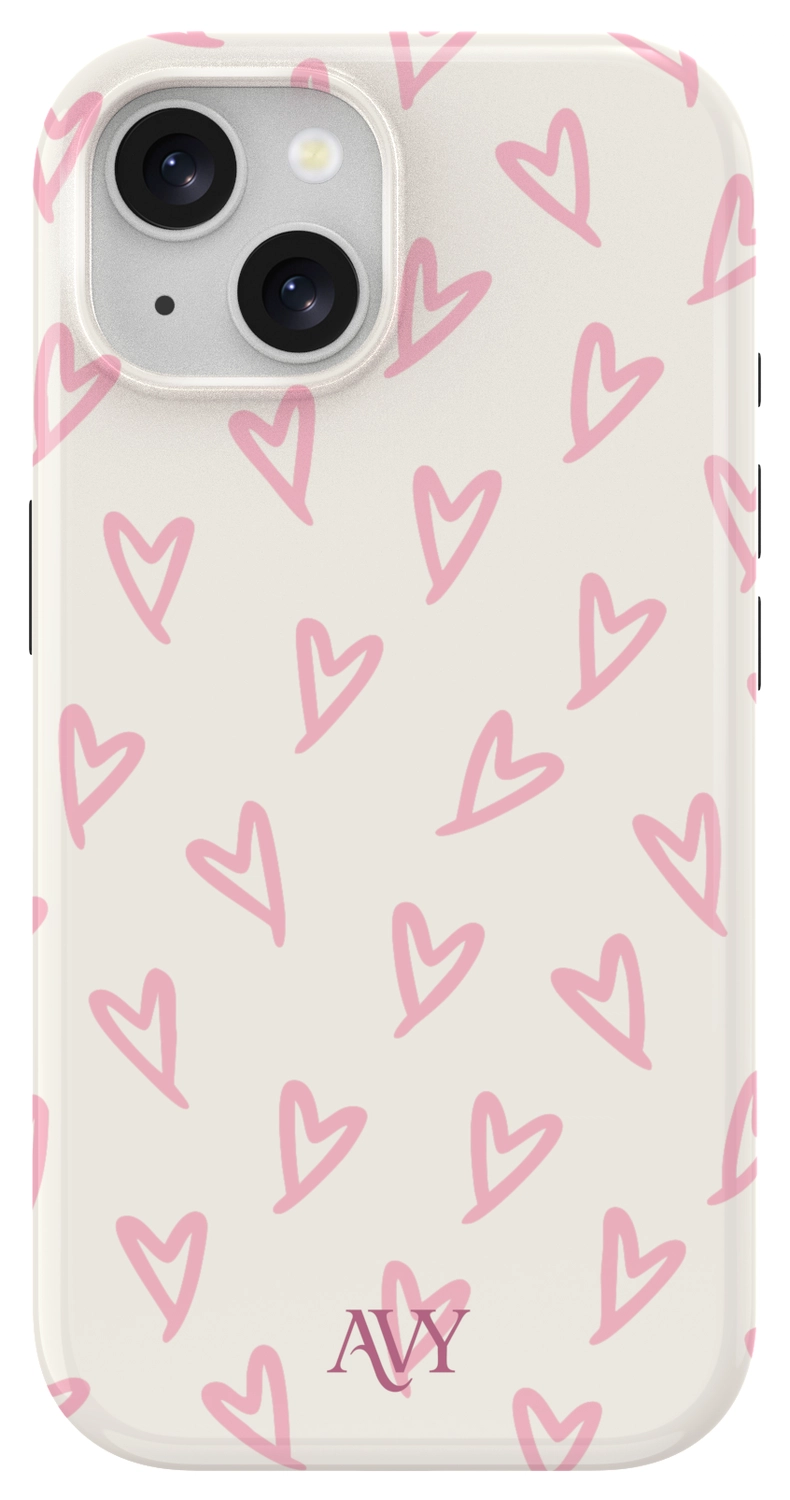 AVY Apple iPhone 14 / 13 Hoesje MagSafe Back Cover Cupid Blush afbeelding 1