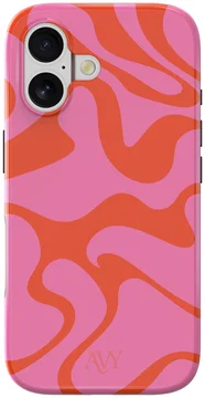 AVY Apple iPhone 17 Hoesje MagSafe Back Cover Rosé Twist