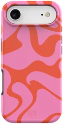 AVY Apple iPhone Air Hoesje MagSafe Back Cover Rosé Twist afbeelding