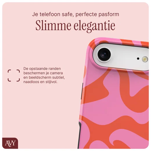 AVY Apple iPhone Air Hoesje MagSafe Back Cover Rosé Twist afbeelding 8