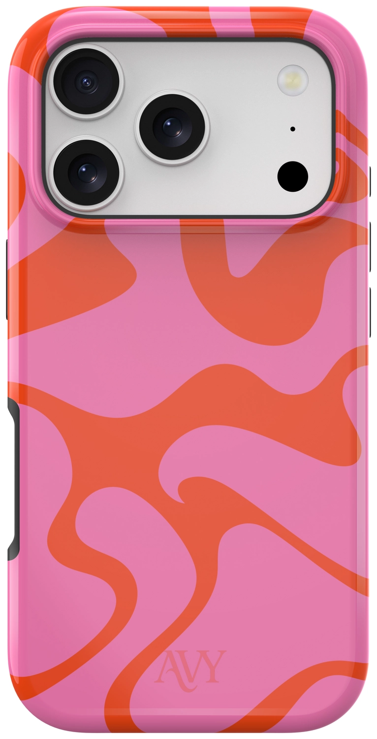 AVY Apple iPhone 17 Pro Max Hoesje MagSafe Back Cover Rosé Twist afbeelding 1