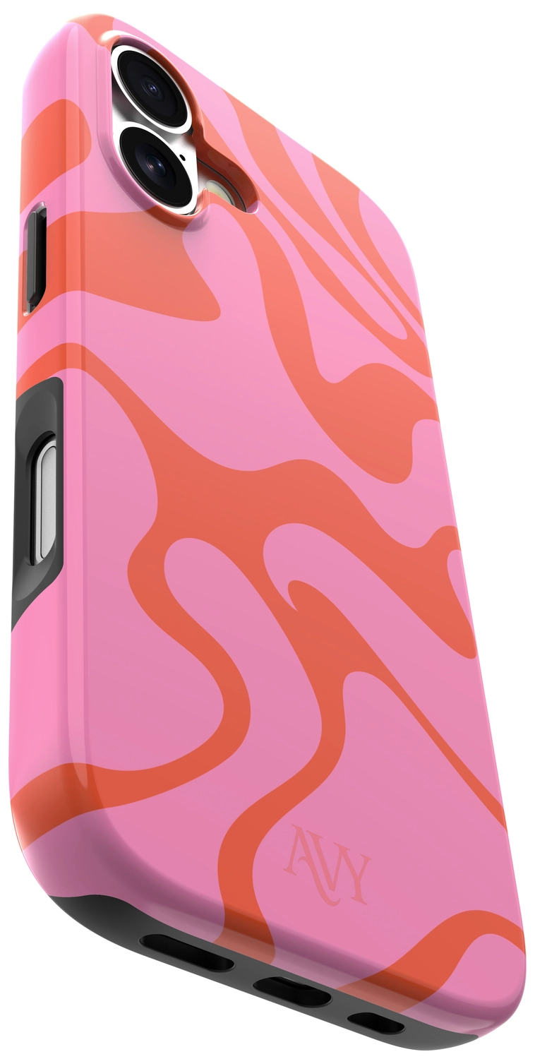 AVY Apple iPhone 16 Hoesje MagSafe Back Cover Rosé Twist afbeelding 12