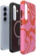 AVY Samsung Galaxy S24 Hoesje MagSafe Back Cover Rosé Twist afbeelding 10